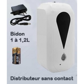 Distributeur solution hydroalcoolique sans contact (photo non contractuelle)