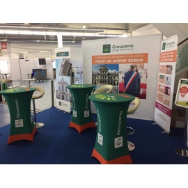 Mange debout pliant PRO EXPOPRATIK® 100% personnalisé