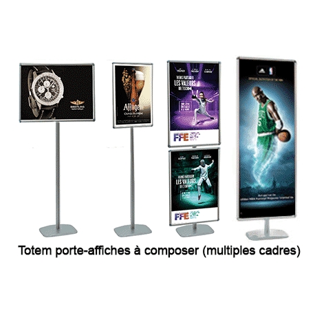 COMCLAP® D à composer & changement de visuels rapide sans outils