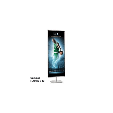 COMCLAP® D L.60 x H.1m80 - Changement de visuel sans outils