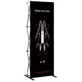 Stand pliable POPCOM® Textile Droit