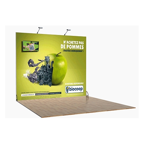 COMSTAND ®&nbsp;sur mesure visuel de 3m avec écran