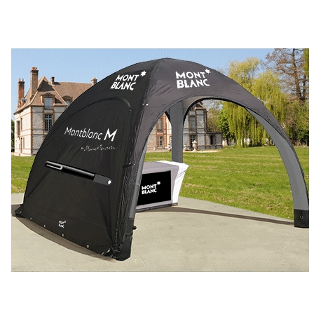 Tente gonflable personnalisée