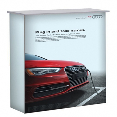 Comptoir LED avec visuel