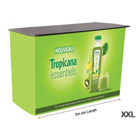 STANDCOM® DESK TEXTILE DROIT JES® XXL (sur mesure possible)